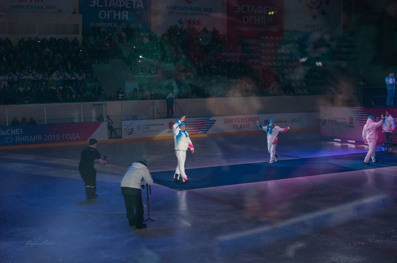 Огонь Универсиады-2019 в Норильске